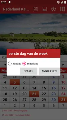 Nederland Kalender 2021 android App screenshot 1