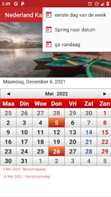 Nederland Kalender 2021 android App screenshot 3